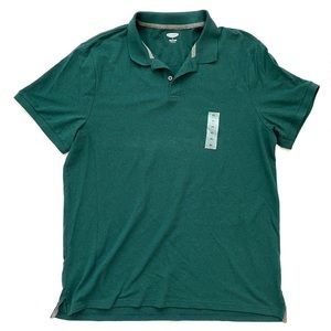 Old Navy Men’s Green Go Dry Polo Shirt NWT XL